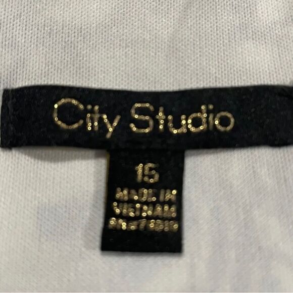 City Studio/Blue White Floral Dress Mermaid Hem/Junior Size 15/NWT $59 - Picture 7 of 7